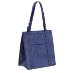 Sac isotherme non-tissé pour les courses 80 g/m2 Shopper couleur bleu