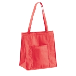 Sac isotherme non-tissé pour les courses 80 g/m2 Shopper couleur rouge