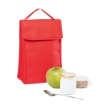 Sac isotherme pliable en non-tissé avec fermeture velcro 80 g/m2 Break couleur rouge quatrième vue