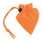 Sac cabas publicitaire 190T Framboise en polyester pliable couleur orange première vue