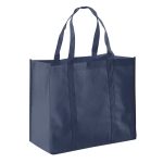 Sac de course personnalisé grand modèle non tissé 80 g/m2 Maltby couleur bleu