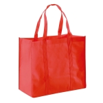 Sac de course personnalisé grand modèle non tissé 80 g/m2 Maltby couleur rouge