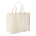 Sac de course personnalisé grand modèle non tissé 80 g/m2 Maltby couleur beige