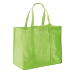 Sac de course personnalisé grand modèle non tissé 80 g/m2 Maltby couleur vert clair
