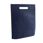 Sac non tissé personnalisé avec anses découpée 80 g/m2 Minimart couleur bleu