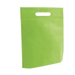 Sac non tissé personnalisé avec anses découpée 80 g/m2 Minimart couleur vert clair