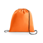 Sacs cordon personnalisés pas cher non-woven 80 gr/m2 Downtown couleur orange