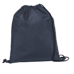 Sac à dos à cordons en polyester 210D avec coins renforcés Midtown couleur bleu première vue