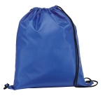 Sac à dos à cordons en polyester 210D avec coins renforcés Midtown couleur bleu roi première vue