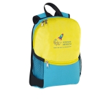 Sac à dos pour les enfants personnalisable coloré KidsColor couleur bleu ciel image avec logo