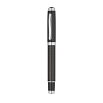Set stylo et roller en fibre de carbone avec Encre Noire Carbon couleur noir deuxième vue