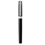 Parure de roller et stylo en métal à encre noire personnalisés Gibson couleur noir première vue