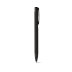 Stylo en aluminium simple avec corps de couleur à encre bleue SoftLine