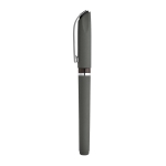 Joli stylo soft touch, gel et design exclusif en Encre Noire SoftGel couleur gris