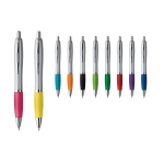 Stylos à bille d'affaires avec Encre Bleue antidérapante Silver&Color diverses couleurs