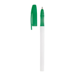 Stylo personnalisable avec capuchon et Encre Bleue Colorcap Print couleur vert troisième vue