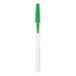 Stylos personnalisés de Carioca avec capuchon et Encre Bleue Corvina couleur vert première vue