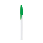 Stylos personnalisés de Carioca avec capuchon et Encre Bleue Corvina couleur vert deuxième vue