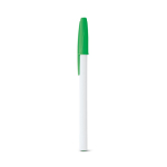 Stylos personnalisés de Carioca avec capuchon et Encre Bleue Corvina couleur vert