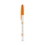 Stylos personnalisés de Carioca avec capuchon et Encre Bleue Corvina couleur orange image avec logo