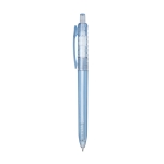 Stylo recyclés avec couleur translucide et encre bleue Recyclo couleur bleu