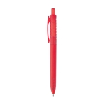 Stylo recyclés avec couleur translucide et encre bleue Recyclo couleur rouge