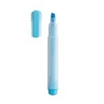 Surligneur personnalisé fluorescent Carioca Corvina Memory couleur bleu ciel troisième vue