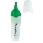 Surligneur personnalisé fluorescent pour le bureau Clear Mark couleur vert image avec logo 4