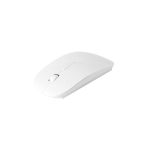 Souris sans fil à piles dans un boîtier Curve Plus couleur blanc