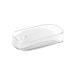 Souris sans fil à piles dans un boîtier Curve Plus couleur blanc avec boîte