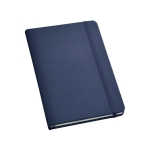 Carnet rigide en similicuir de couleur A5 pages unies Sketcher couleur bleu