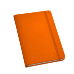 Carnet rigide en similicuir de couleur A5 pages unies Sketcher couleur orange