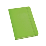 Carnet rigide en similicuir de couleur A5 pages unies Sketcher couleur vert clair