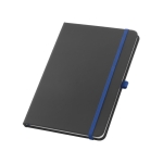 Carnets personnalisés en similicuir A5 avec pages lignées ColorMatch couleur bleu roi