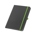 Carnets personnalisés en similicuir A5 avec pages lignées ColorMatch couleur vert clair