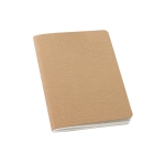 Bloc-notes en carton et papier recyclés B7 feuilles unies Journal couleur naturel