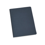 Carnet personnalisé en carton A5 avec des pages lignées Journal Color couleur bleu