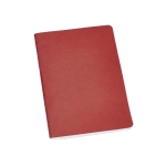 Carnet personnalisé en carton A5 avec des pages lignées Journal Color couleur rouge