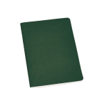 Carnet personnalisé en carton A5 avec des pages lignées Journal Color couleur vert