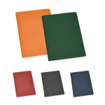 Carnet personnalisé en carton A5 avec des pages lignées Journal Color diverses couleurs