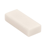 Gomme blanche classique personnalisée avec logo d'entreprise Basic couleur blanc