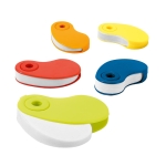Gomme publicitaire avec étui en plastique coloré Colors diverses couleurs