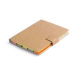 Carnet en carton avec post-it et autocollants Sticky Basic