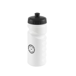 Gourde personnalisable pas cher en plastique sans BPA 530 ml Grip couleur noir image avec logo