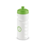 Gourde personnalisable pas cher en plastique sans BPA 530 ml Grip couleur vert clair image avec logo