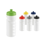 Gourde personnalisable pas cher en plastique sans BPA 530 ml Grip diverses couleurs