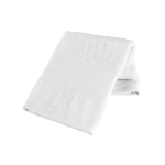 Serviette sport personnalisée en coton, taille moyenne 430 g/m2 Sports couleur blanc