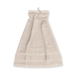 Serviette de golf personnalisée avec crochet en métal 430 g/m2 Club couleur beige troisième vue