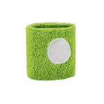 Bracelet élastique personnalisé avec logo imprimé Muñequera Circle couleur vert clair