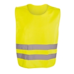 Gilet jaune réfléchissant pour adultes avec fermeture latérale Reflex couleur jaune première vue